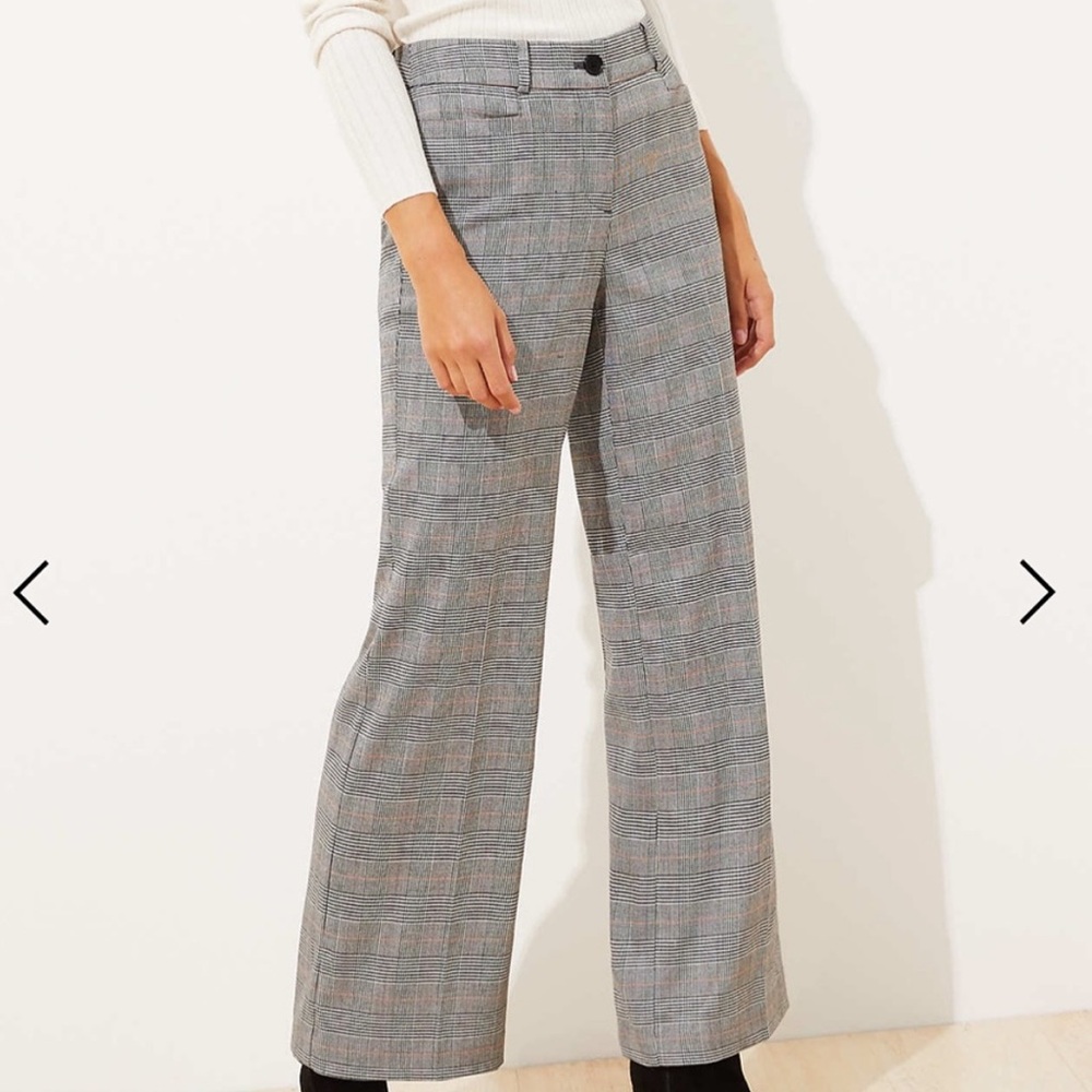 NWT Loft High Waist Wide Leg Trouser